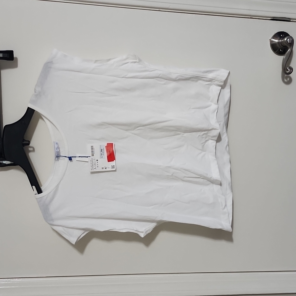 Zara cropped tee